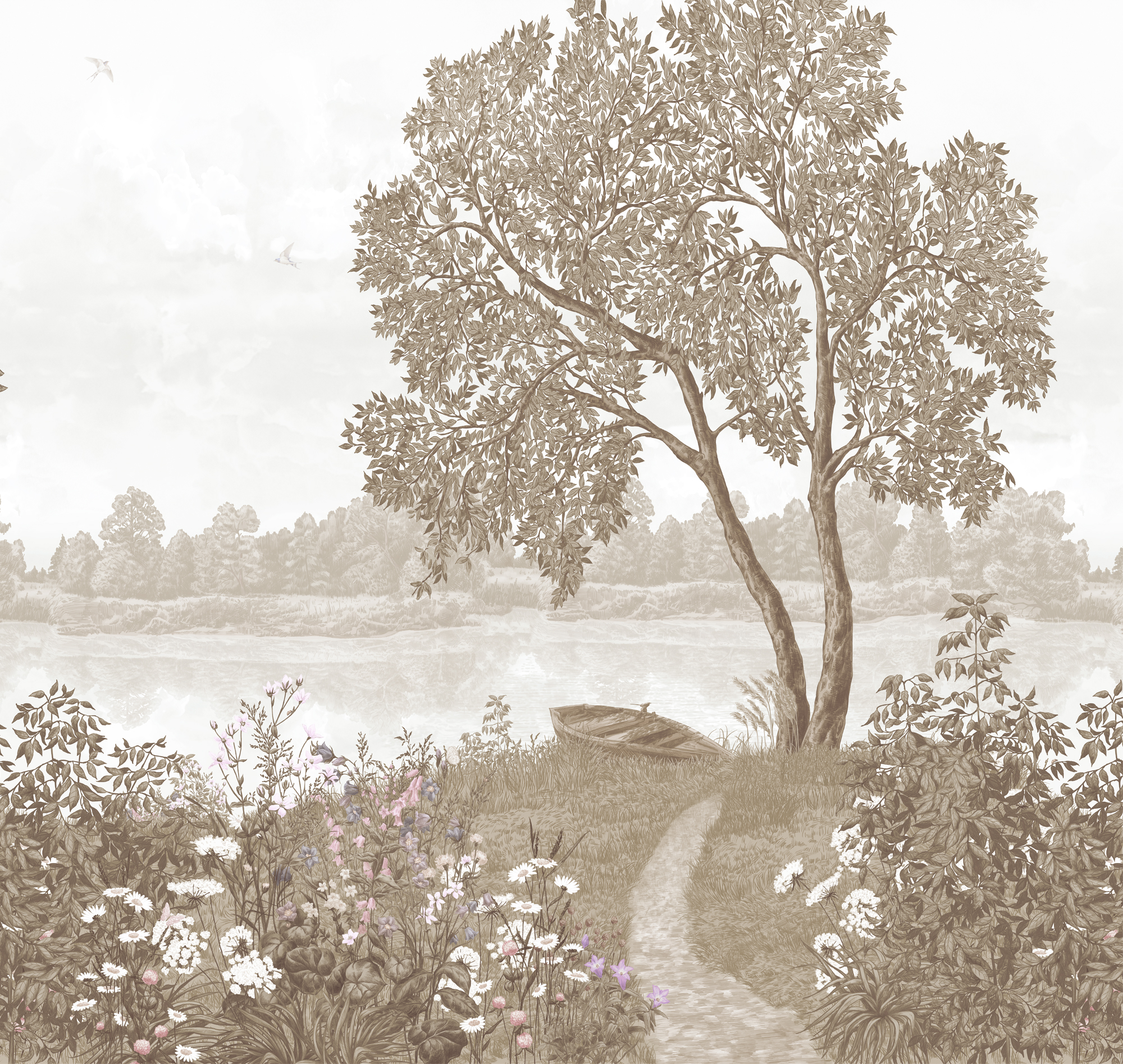 Панно Loymina Пейзаж Берег Лоймины ART4 002 3×6